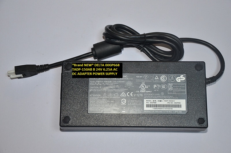 *Brand NEW* DELTA 24V 6.25A TADP-150AB B 00GP668 AC DC ADAPTER POWER SUPPLY - Click Image to Close
